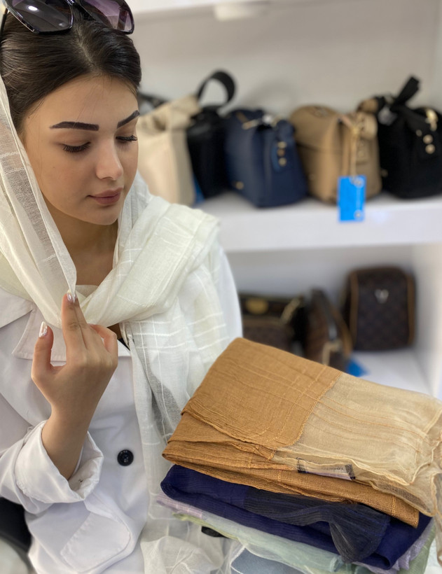 شال ابریشم ویسکوز وارداتی
