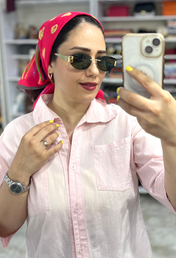 عینک دخترانه ćeline همراه با قاب زیپی