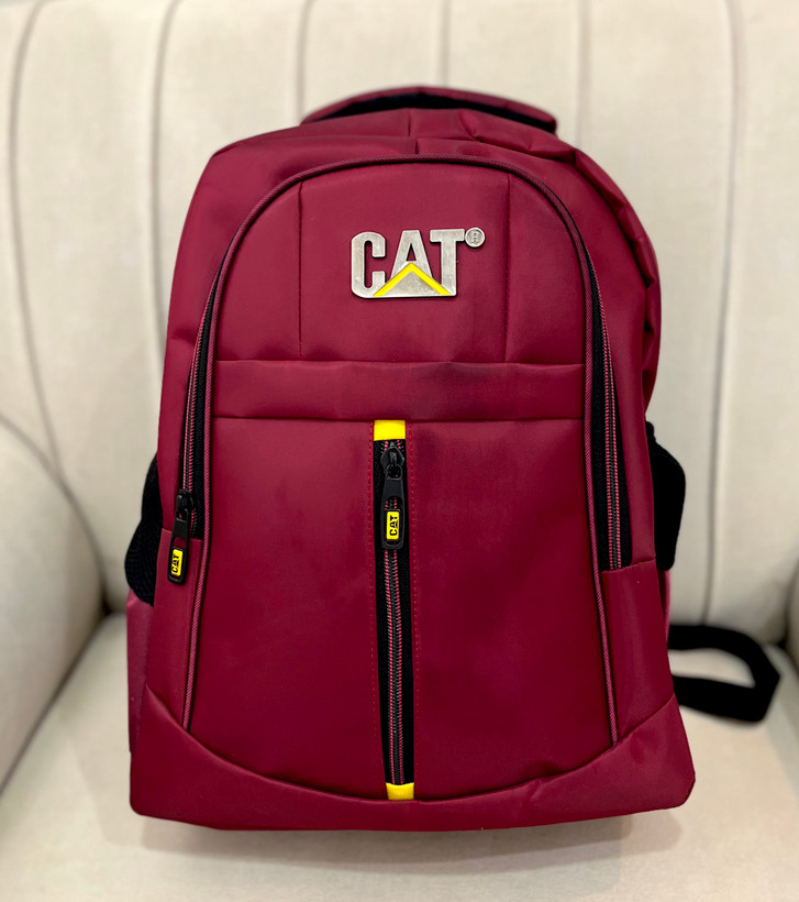 کوله اسپرت CAT رنگ آلبالویی