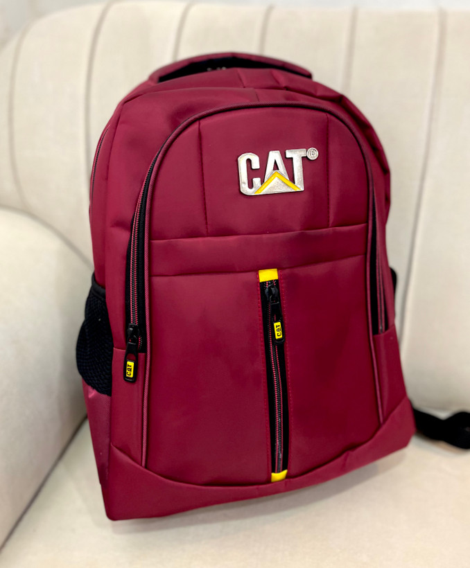 کوله اسپرت CAT رنگ آلبالویی